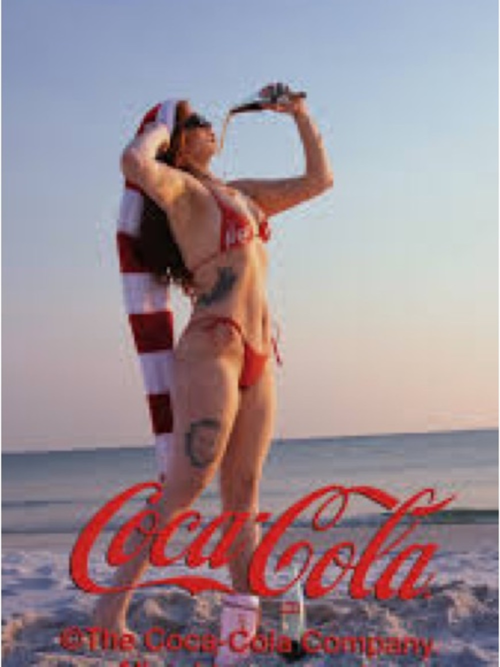 Coca-Cola Red String Bikini bottom 👙 - Picture 1 of 8